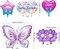 Butterfly Birthday Party Decoration Butterfly Aluminum Foil Balloon